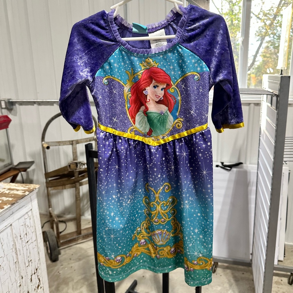 Nina Purple and Blue Toddler Dress
